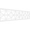 Ekena Millwork Set of Four Panels for 94 1/2"W x 24 1/4"H Haswell Fretwork Wainscot Wall Paneling WPKP12X01X47HWL - alternate 1